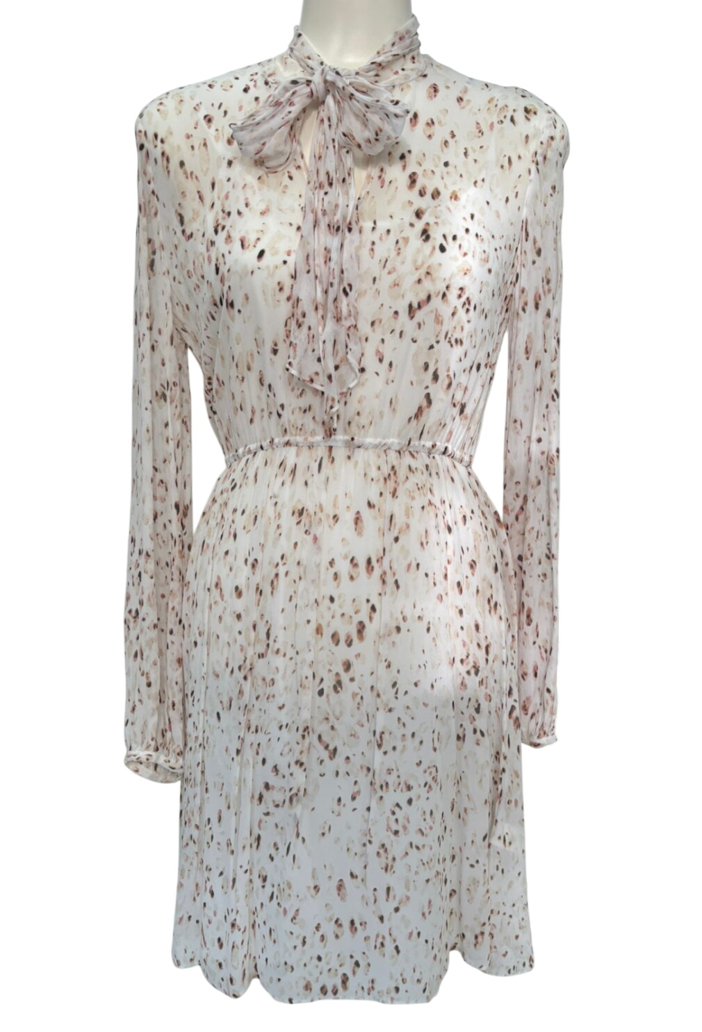 Witchery Floral Tie-Neck Dress