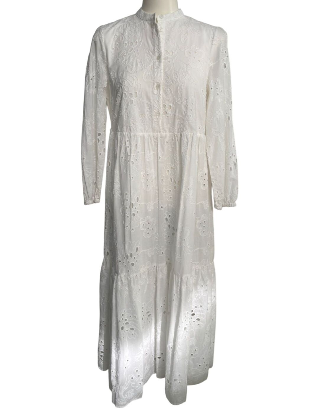 Zara Embroidered Long Sleeve Dress