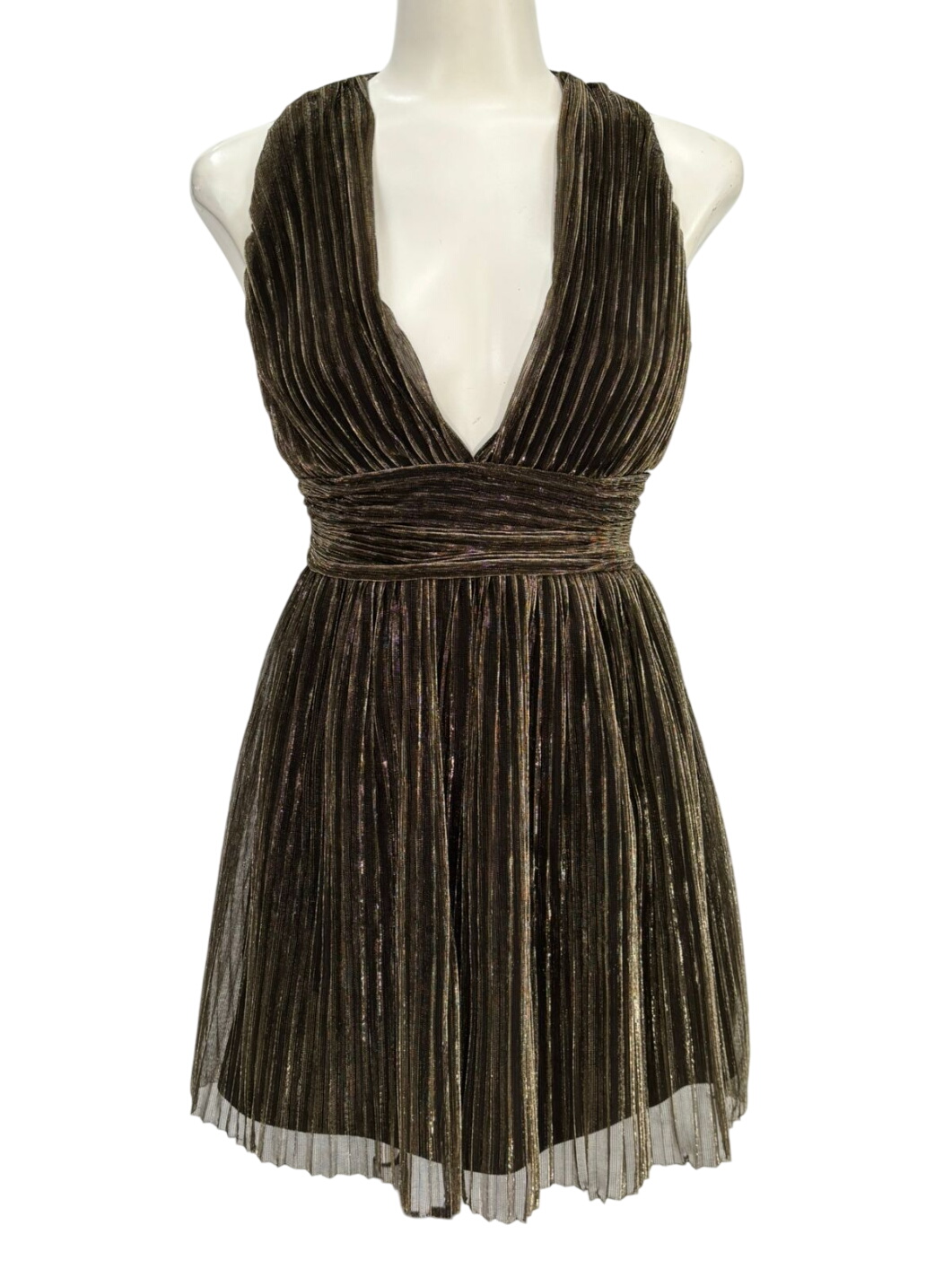 TopShop Pleated Halter Dress