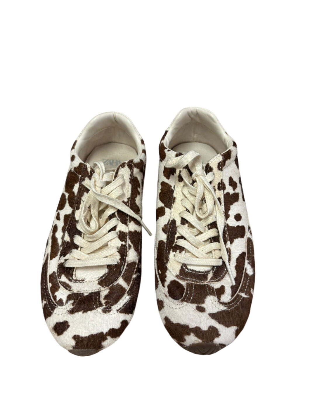 Zara Cow Print Sneakers