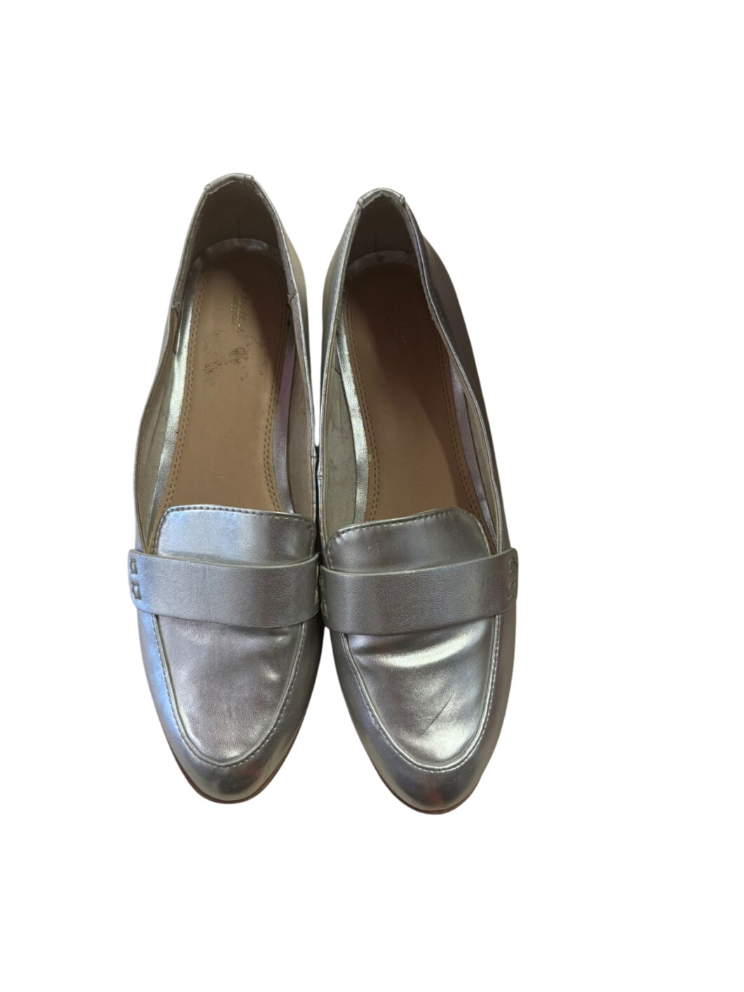 Silver Slip-On Shoes