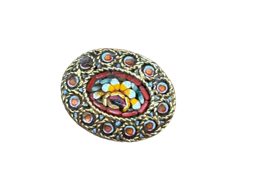 Mosaic Antique Brooch