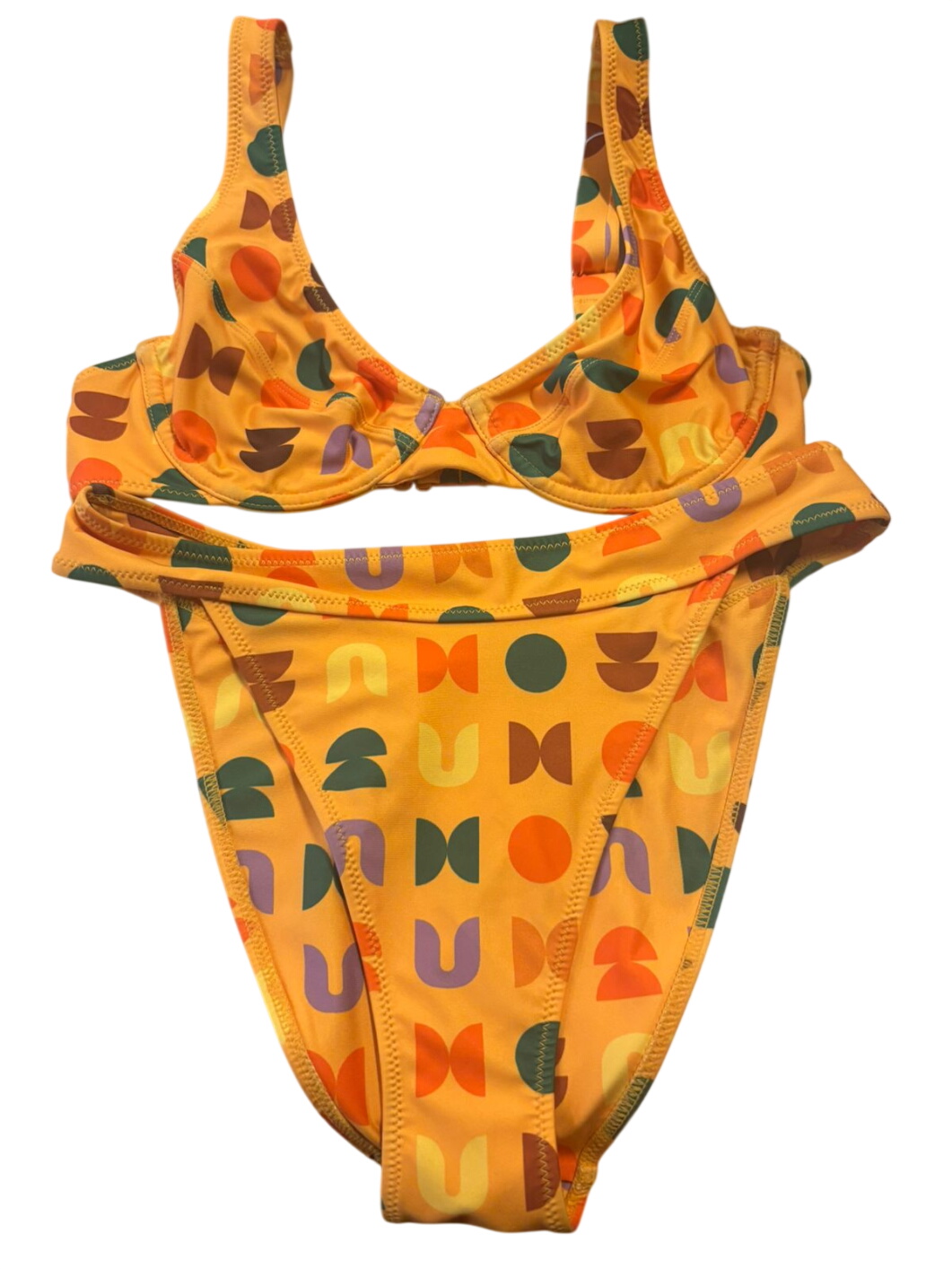Patterned iR Bikini Set
