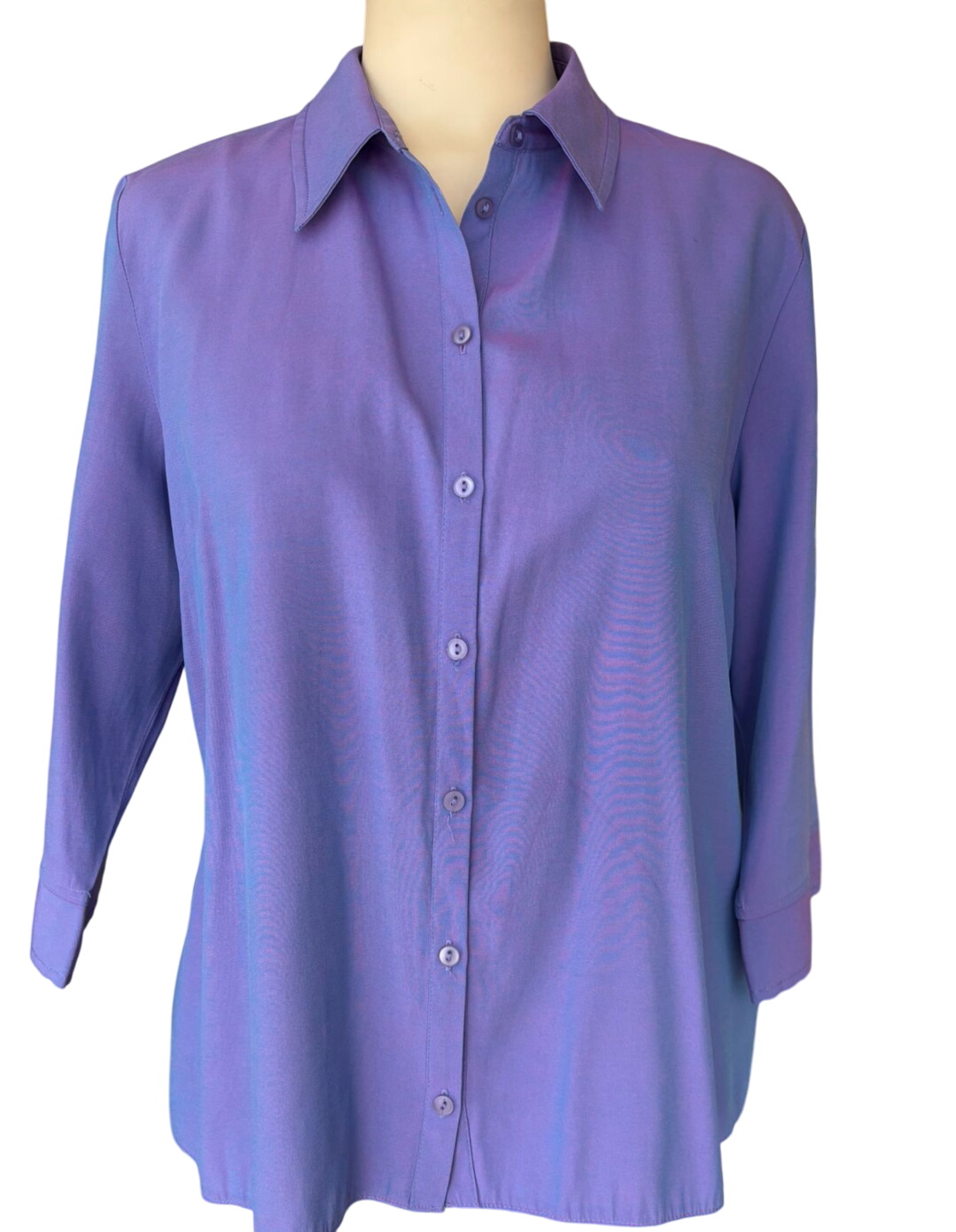 New Look Purple Button-Up Shirt