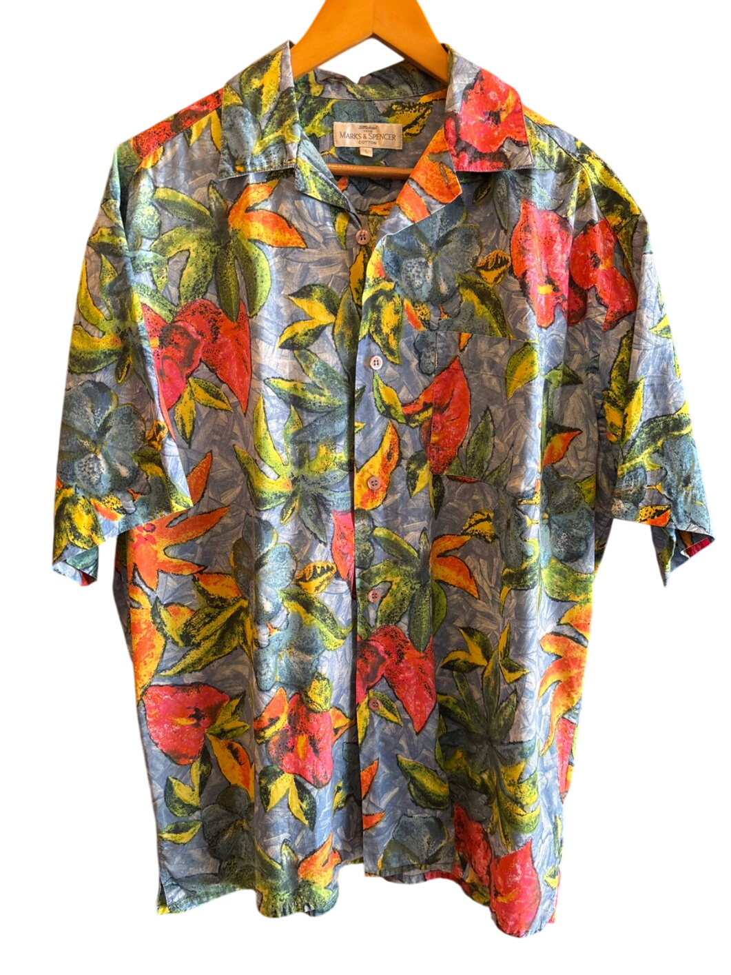 Marks & Spencer Floral Short Sleeve Shirt