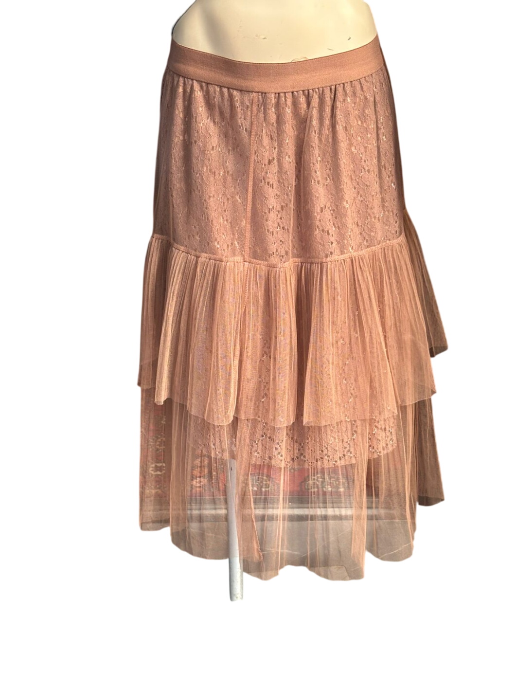 Brown Tulle Skirt
