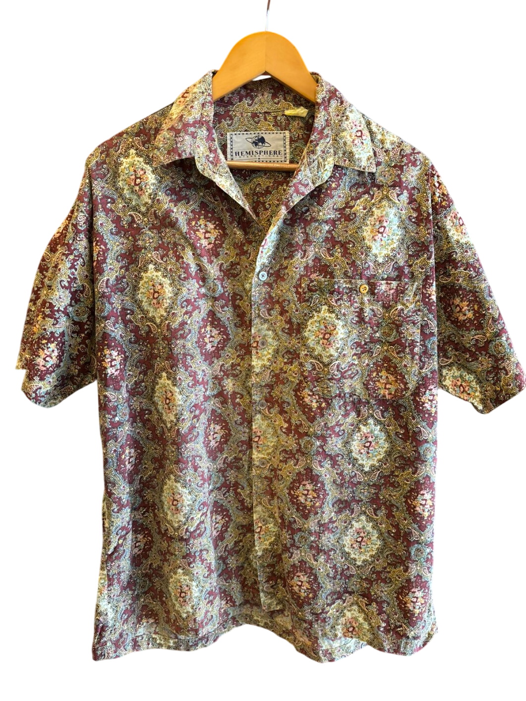 Hemisphere International Patterned Short-Sleeve Shirt