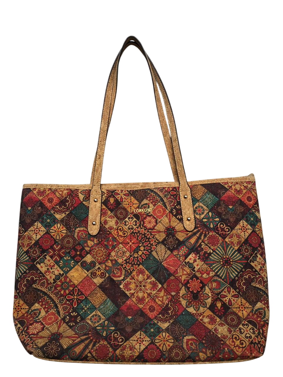 Patterned Corkcho Handbag
