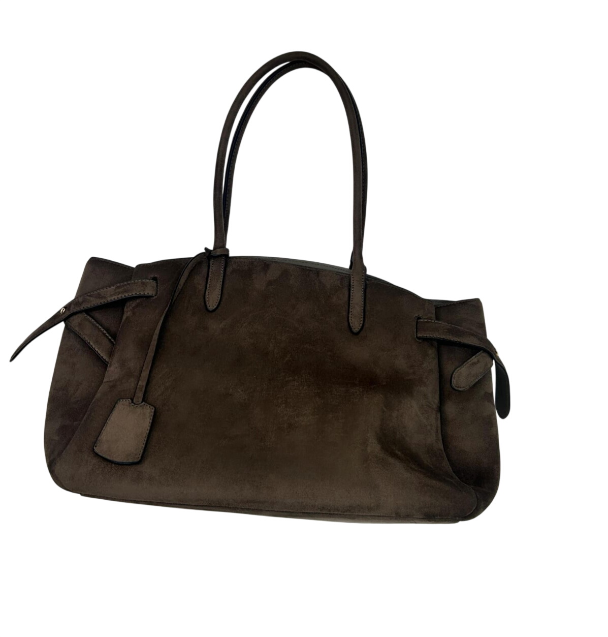 Brown Suede Handbag