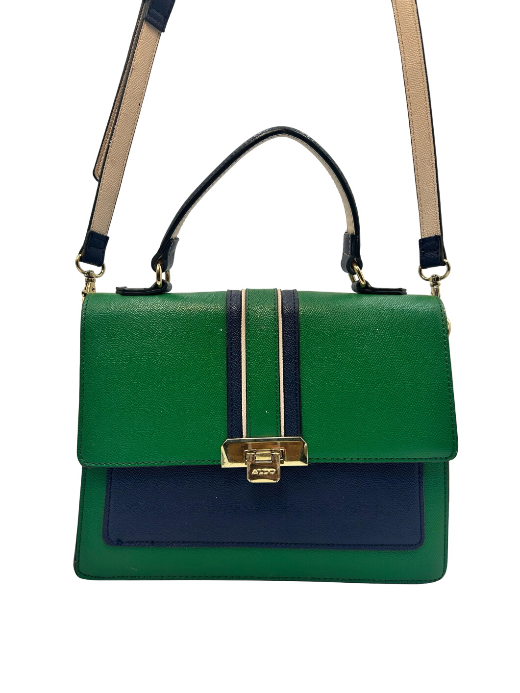 ALDO - Green/Navy/Nude Handbag