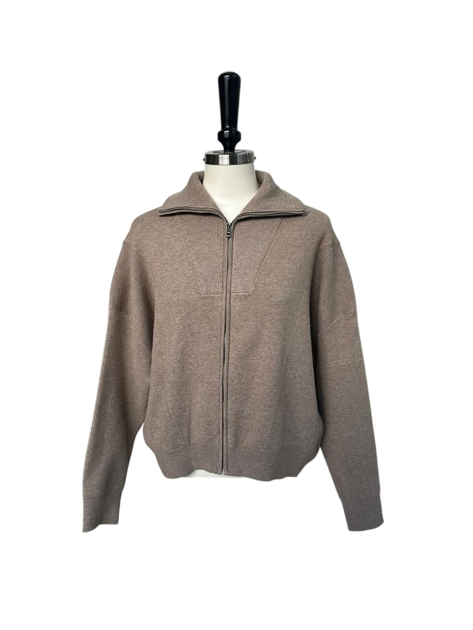 Women's Knit - Wheat Zip Knit - Oysho