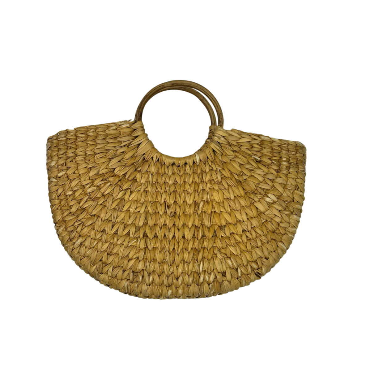ZARA - Half Moon Nat Straw Shopper