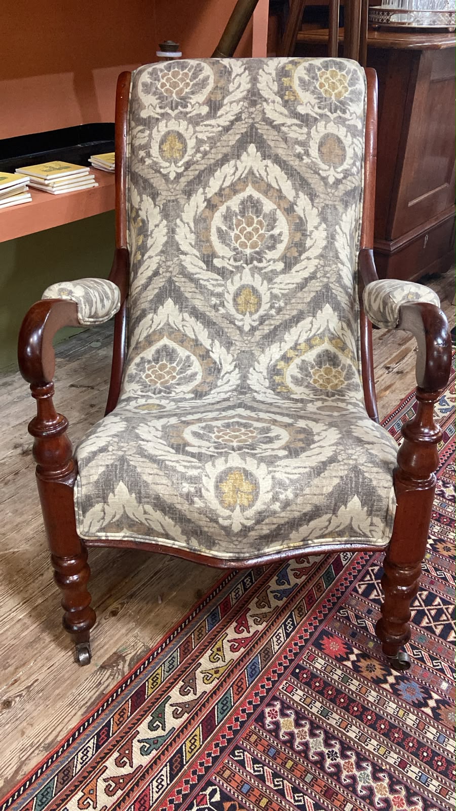 Vintage Upholstered Armchair