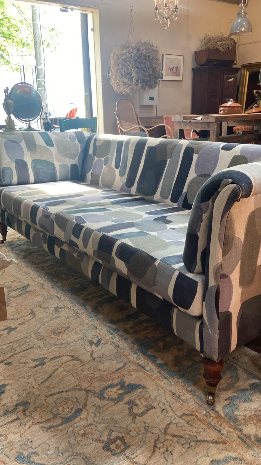 Vintage Patterned Sofa