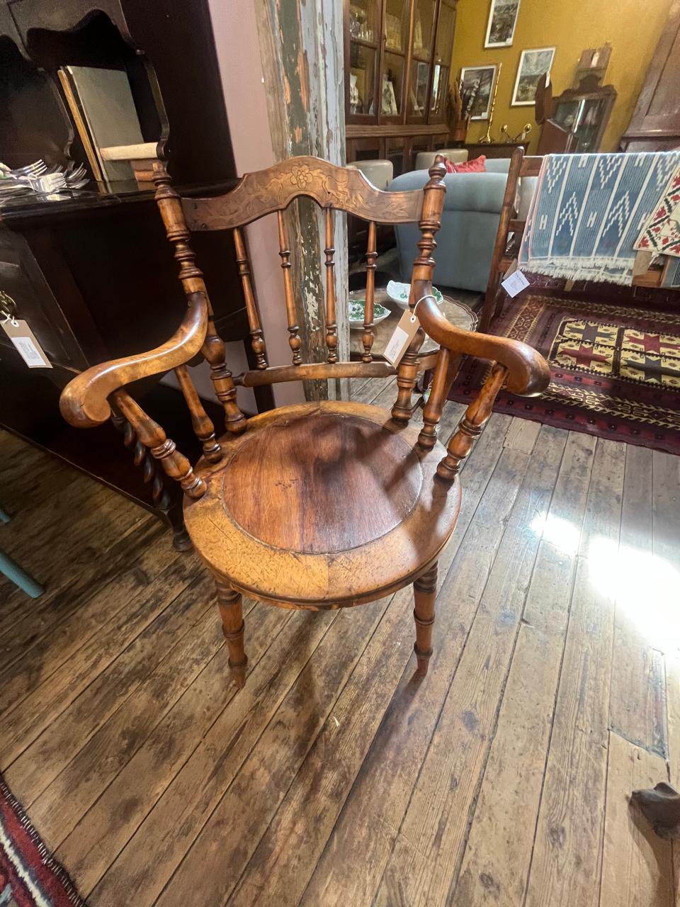 Antique Victorian Captain’s Chair