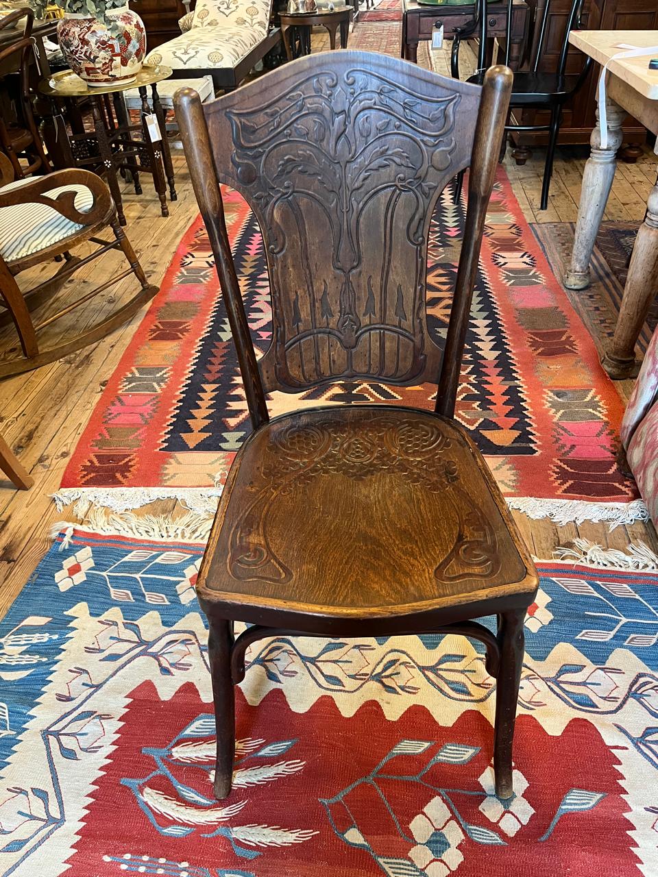 Set of 6 Art Nouveau Dining Chairs