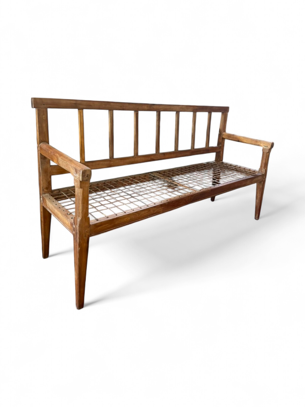High-Backed Riempie Bench
