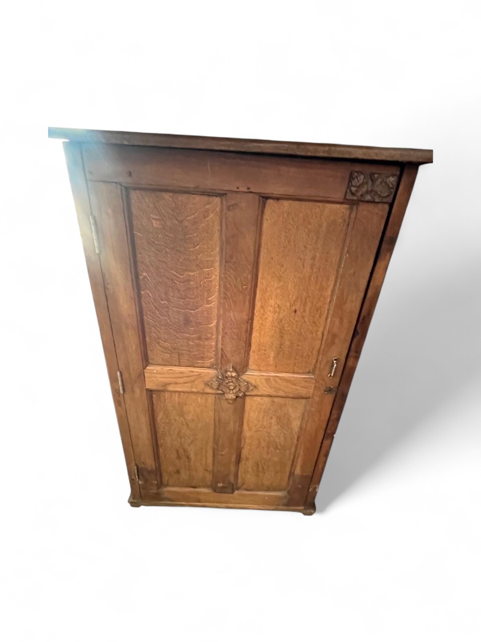 Antique Farmhouse Style English Oak Cupboard