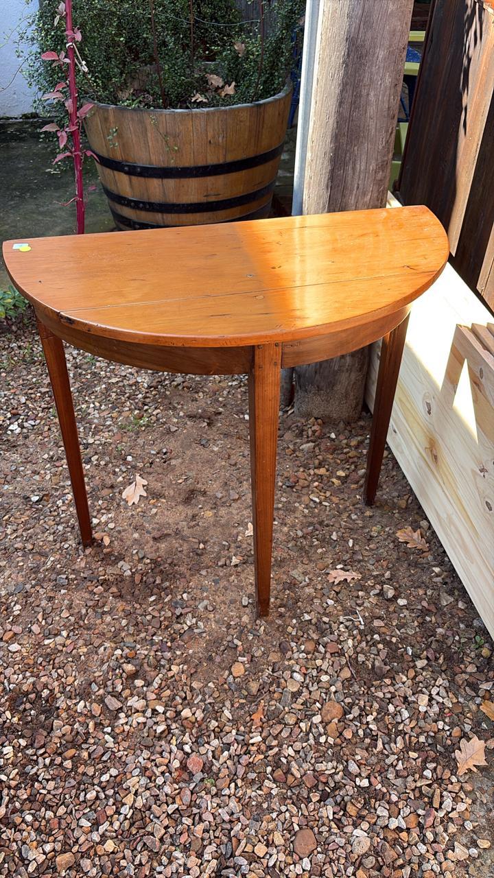 Yellowwood Demi-Lune Table